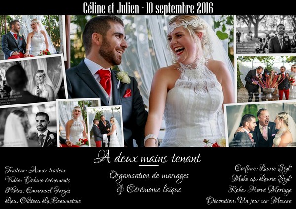 Mariage Céline et Julien - 10 septembre 2016