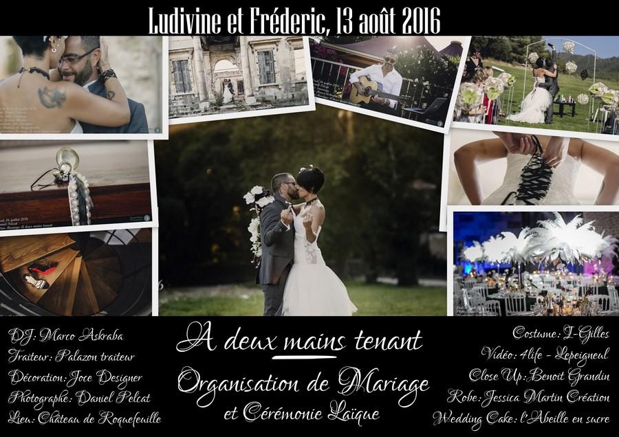 Mariage Ludivine et Fréderic - 13 août 2016 - A deux mains tenant