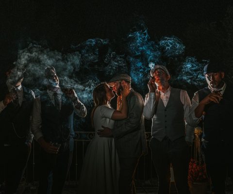 Mariage « Peaky Blinders » à la Chapelle Saint Bacchi {C&V, 2021}