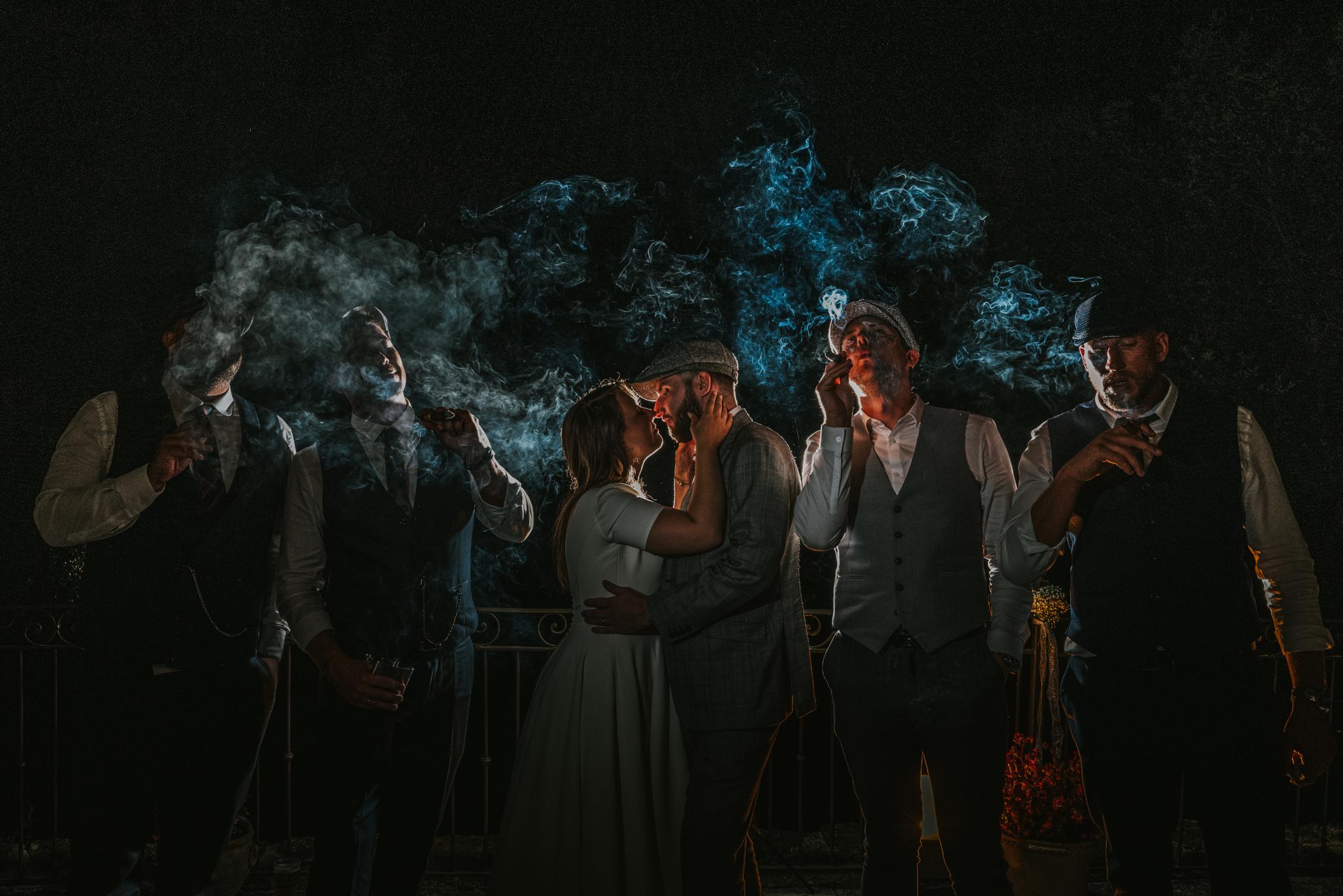 Mariage « Peaky Blinders » à la Chapelle Saint Bacchi {C&V, 2021}